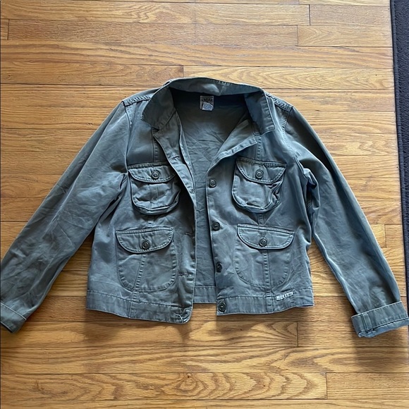 Lucky Brand Jackets & Blazers - Green Military Style Jacket